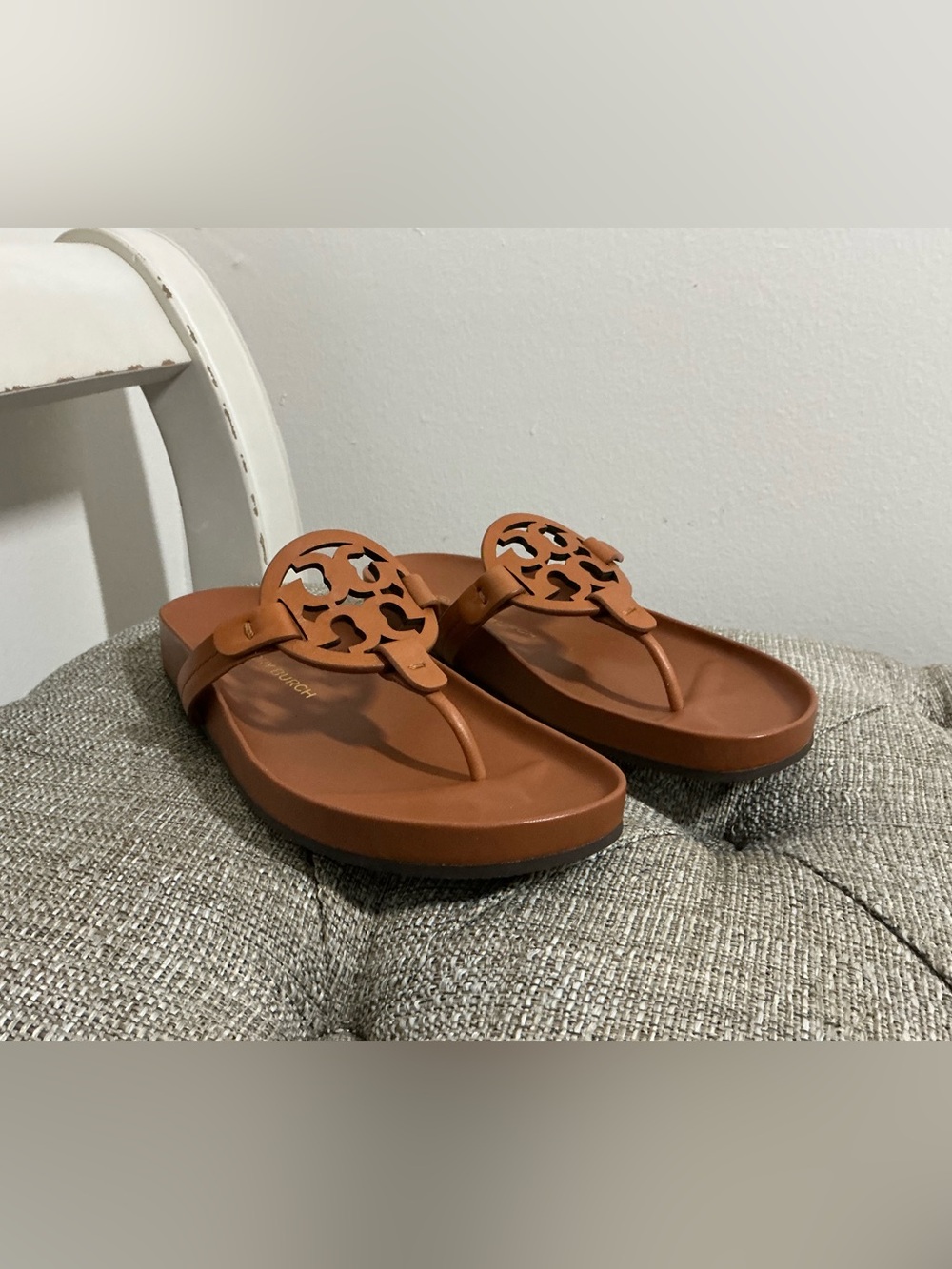 Tory Burch | Miller Cloud Leather Thong Sandals